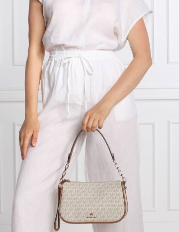 Geanta Michael Kors, crem