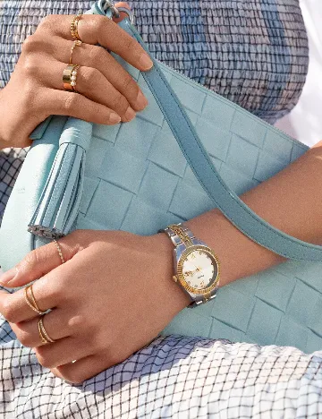 Geanta Fossil, bleu