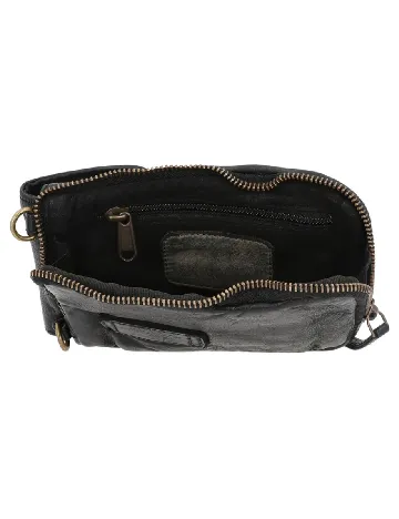 Geanta Gusti Leather Studio, negru