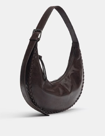 Geanta Pull&Bear, maro