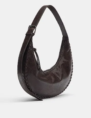 Geanta Pull&Bear, maro