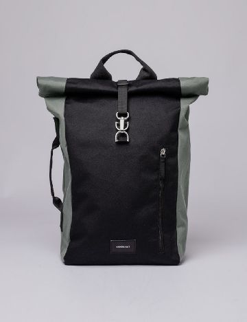 Rucsac Sandqvist, negru/verde