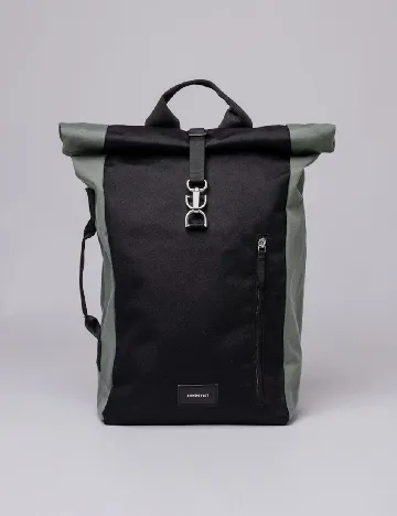 Rucsac Sandqvist, negru/verde