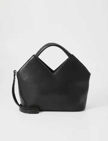 Geanta Pieces, negru