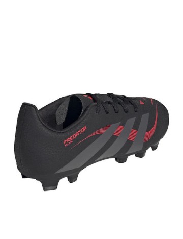 Ghete de fotbal Adidas, negru/rosu