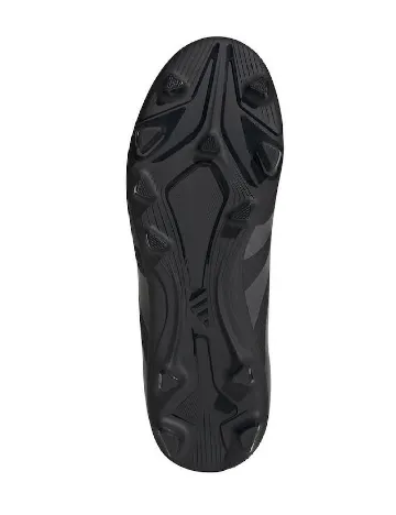 Ghete de fotbal Adidas, negru/rosu