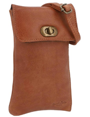 Geanta Gusti Leather Studio, maro