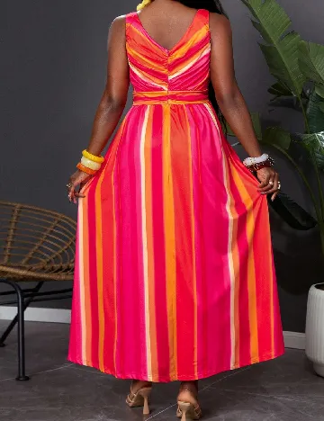 Rochie lunga SHEIN CURVE, mix culori
