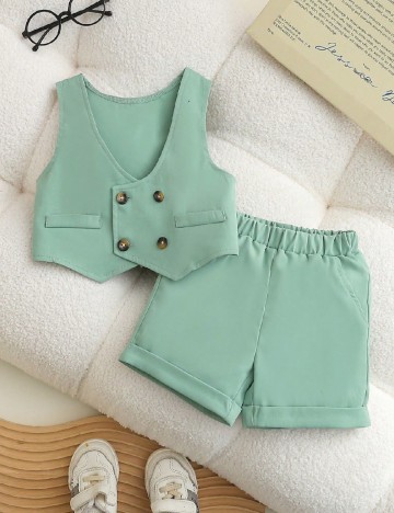 Compleu Shein Kids, verde