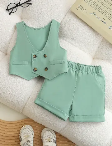Compleu Shein Kids, verde
