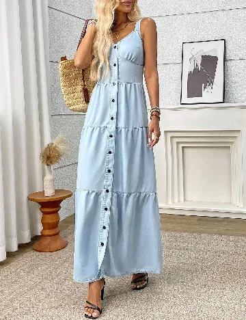 Rochie lunga SHEIN, albastru