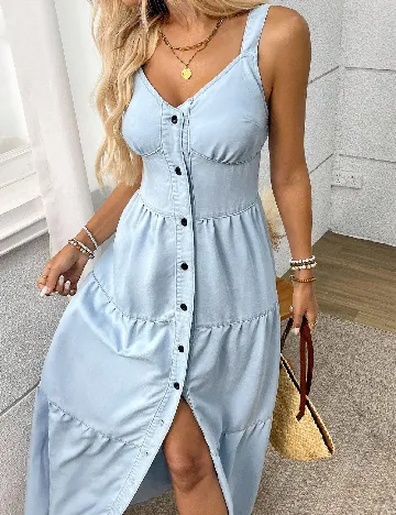 Rochie lunga SHEIN, albastru