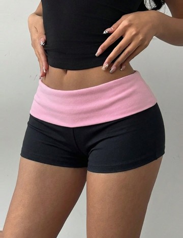 Pantaloni scurti SHEIN, negru