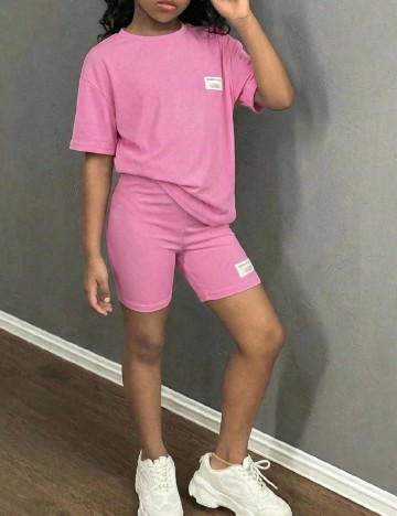 Compleu Shein Kids, roz
