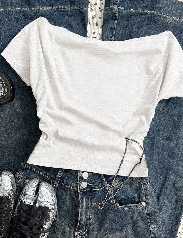 Top SHEIN, alb