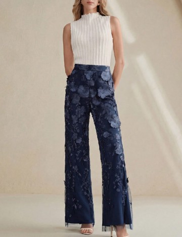Pantaloni Anewsta, albastru