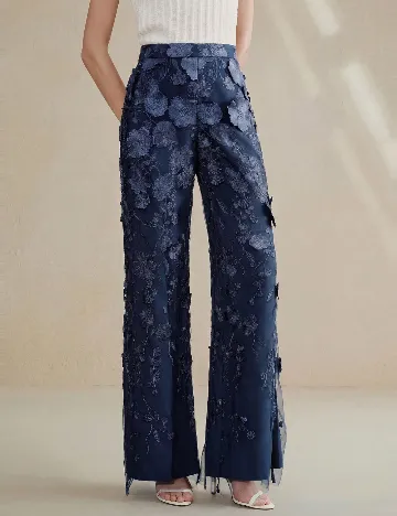 Pantaloni Anewsta, albastru