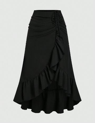 Fusta SHEIN CURVE, negru