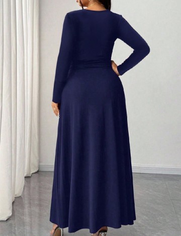 Rochie lunga SHEIN CURVE, bleumarin