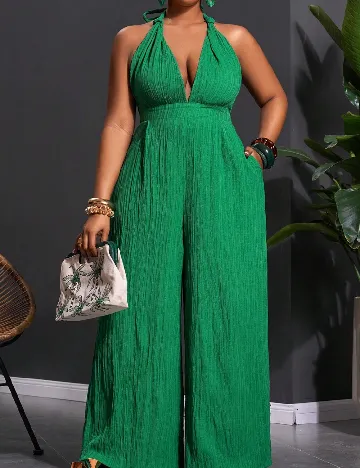 Salopeta SHEIN CURVE, verde