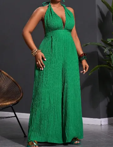 Salopeta SHEIN CURVE, verde