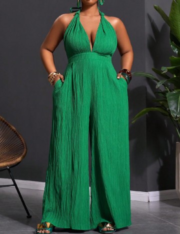 Salopeta SHEIN CURVE, verde