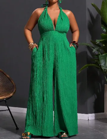 Salopeta SHEIN CURVE, verde
