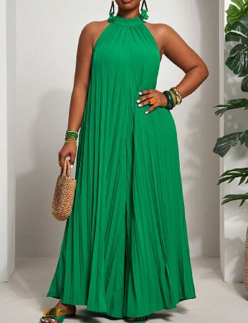 Salopeta SHEIN CURVE, verde