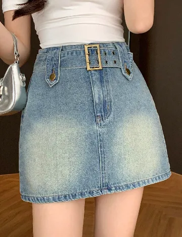Fusta pantalon Dazy, albastru