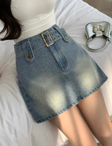 Fusta pantalon Dazy, albastru