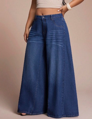 Blugi SHEIN CURVE, albastru