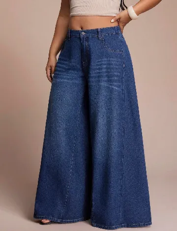 Blugi SHEIN CURVE, albastru