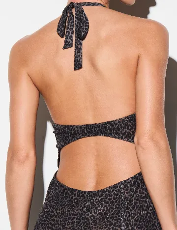 Rochie lunga KIZN, animal print