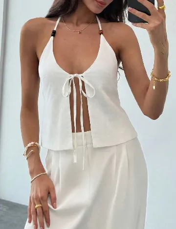 Top SHEIN, alb