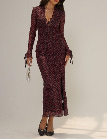 Rochie lunga SHEIN, floral