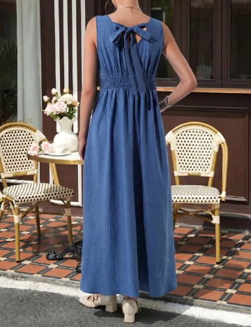 Rochie lunga SHEIN Maternity, albastru