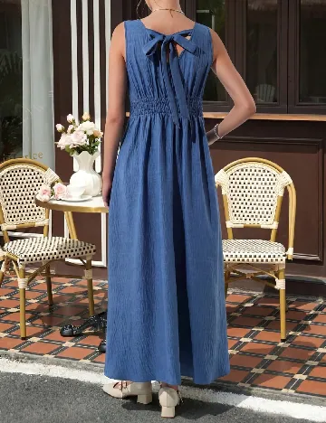 Rochie lunga SHEIN Maternity, albastru
