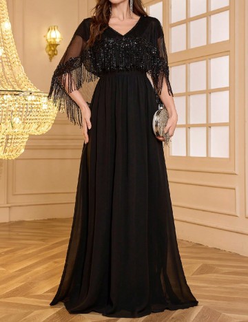 Rochie lunga SHEIN, negru
