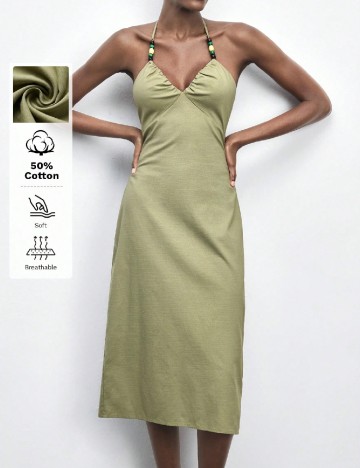 Rochie medie SHEIN, verde