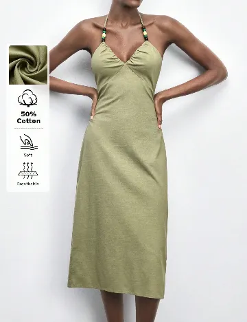 Rochie medie SHEIN, verde