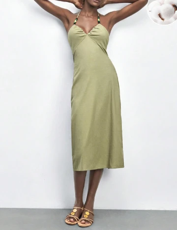 Rochie medie SHEIN, verde
