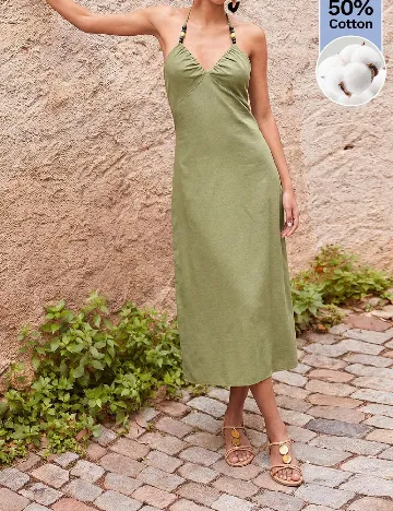 Rochie medie SHEIN, verde