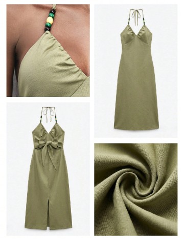 Rochie medie SHEIN, verde