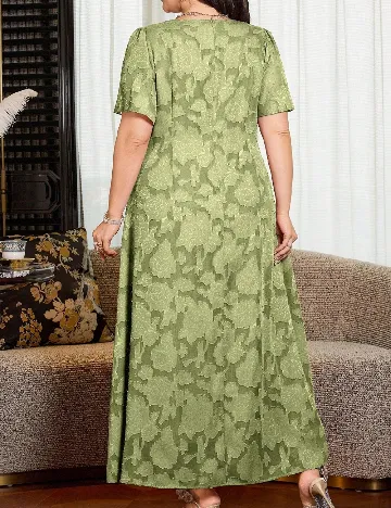 Rochie lunga SHEIN CURVE, verde