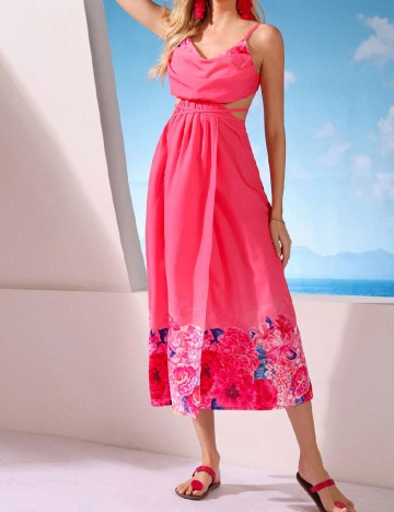 Rochie medie SHEIN, roz