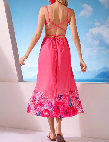 Rochie medie SHEIN, roz