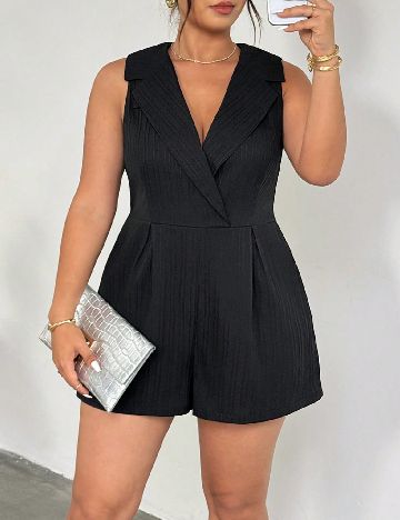 Salopeta SHEIN CURVE, negru