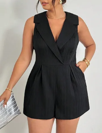 Salopeta SHEIN CURVE, negru