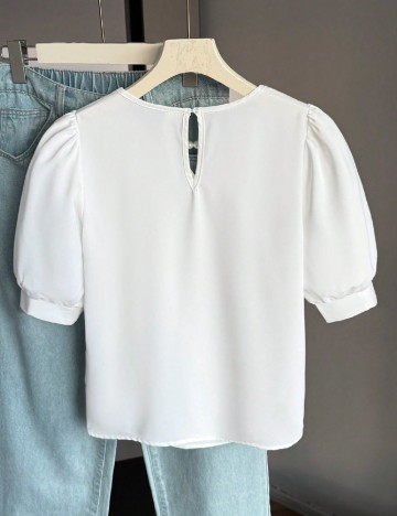 Bluza Shein Kids, alb