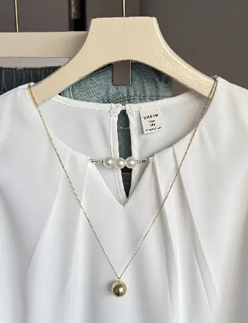 Bluza Shein Kids, alb